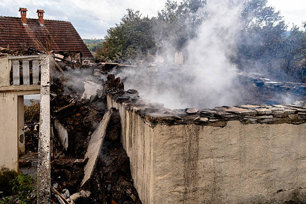 Professional Fire Damage Removal technician working in Forest Hill, MD